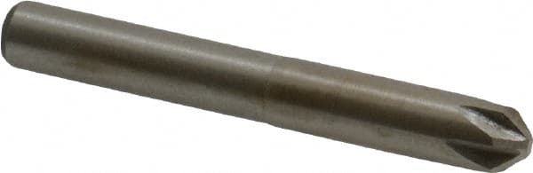 Interstate - 3/16" Head Diam, 3/16" Shank Diam, 6 Flute 90° Cobalt Countersink - Americas Industrial Supply