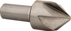 Interstate - 1-3/4" Head Diam, 1" Shank Diam, 6 Flute 90° Cobalt Countersink - Americas Industrial Supply