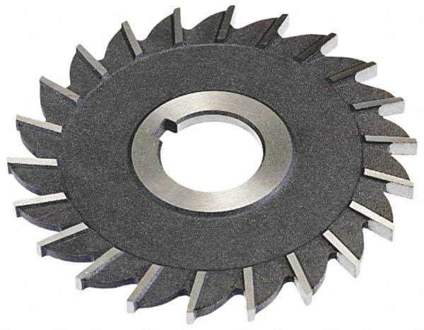 Keo - 3" Diam x 9/32" Width of Cut, 20 Teeth, High Speed Steel Side Milling Cutter - Straight Teeth, Uncoated - Americas Industrial Supply