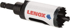 Lenox - 1-1/8" Diam, 1-9/16" Cutting Depth, Hole Saw - Bi-Metal Saw, Toothed Edge - Americas Industrial Supply