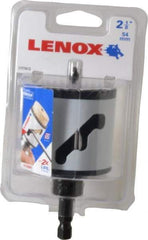 Lenox - 2-1/8" Diam, 1-9/16" Cutting Depth, Hole Saw - Bi-Metal Saw, Toothed Edge - Americas Industrial Supply