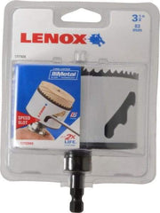 Lenox - 3-1/4" Diam, 1-9/16" Cutting Depth, Hole Saw - Bi-Metal Saw, Toothed Edge - Americas Industrial Supply