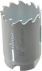 Lenox - 1-3/8" Diam, 1-1/2" Cutting Depth, Hole Saw - Carbide-Tipped Saw, Toothed Edge - Americas Industrial Supply