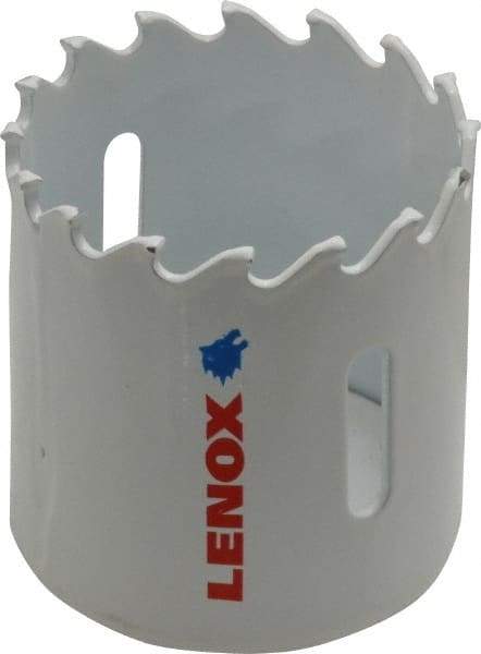 Lenox - 1-3/4" Diam, 1-1/2" Cutting Depth, Hole Saw - Carbide-Tipped Saw, Toothed Edge - Americas Industrial Supply