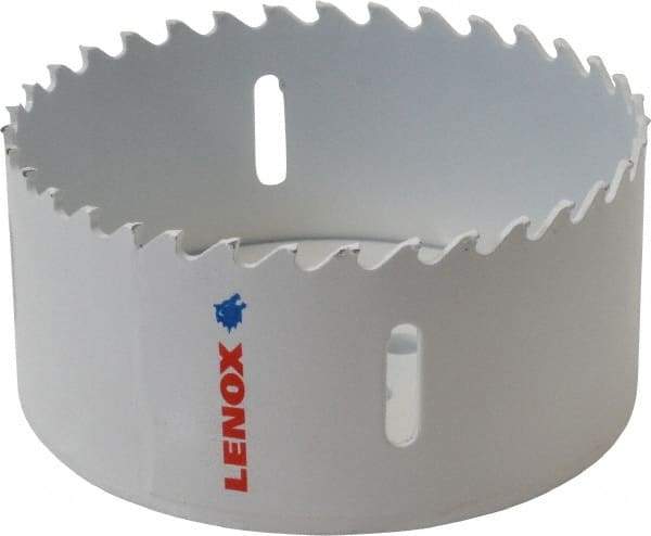 Lenox - 3-3/4" Diam, 1-1/2" Cutting Depth, Hole Saw - Carbide-Tipped Saw, Toothed Edge - Americas Industrial Supply