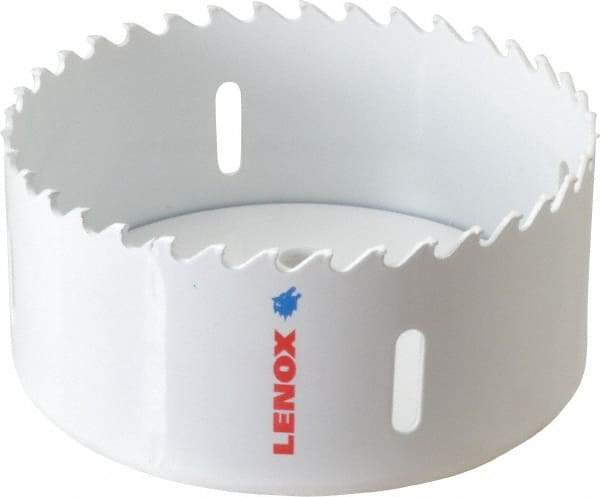 Lenox - 4" Diam, 1-1/2" Cutting Depth, Hole Saw - Carbide-Tipped Saw, Toothed Edge - Americas Industrial Supply