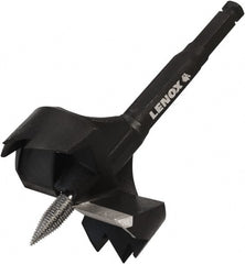 Lenox - 3-5/8", 7/16" Hex Shank, Bright Finish, Steel Self Feed Drill Bit - Americas Industrial Supply