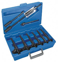 Lenox - 1-1/8 to 2-9/16", Bright Finish, Carbon Steel Auger Drill Bit Set - Americas Industrial Supply
