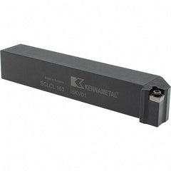 Kennametal - SCLC, Left Hand Cut, 5° Lead Angle, 1" Shank Height x 1" Shank Width, Neutral Rake Indexable Turning Toolholder - 6" OAL, CC..32.5. Insert Compatibility, Series Screw-On - Americas Industrial Supply