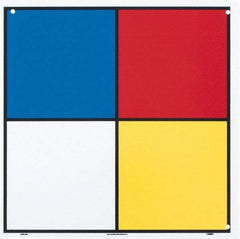 NMC - "Hazardous Materials Systems", 10" Long x 10" Wide, Rigid Plastic Safety Sign - Square, 0.05" Thick, Use for Hazardous Materials - Americas Industrial Supply