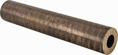 Made in USA - 2-1/4 Inch Outside Diameter x 13 Inch Long, Aluminum Bronze Round Tube - 1-1/4 Inch Inside Diameter, Alloy Aluminum Bronze (CDA 954), 11 Lb. Shipping Weight - Americas Industrial Supply