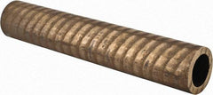Made in USA - 2-1/4 Inch Outside Diameter x 13 Inch Long, Aluminum Bronze Round Tube - 1-3/4 Inch Inside Diameter, Alloy Aluminum Bronze (CDA 954), 7 Lb. Shipping Weight - Americas Industrial Supply