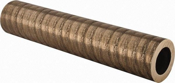 Made in USA - 2-1/2 Inch Outside Diameter x 13 Inch Long, Aluminum Bronze Round Tube - 1-3/4 Inch Inside Diameter, Alloy Aluminum Bronze (CDA 954), 10 Lb. Shipping Weight - Americas Industrial Supply