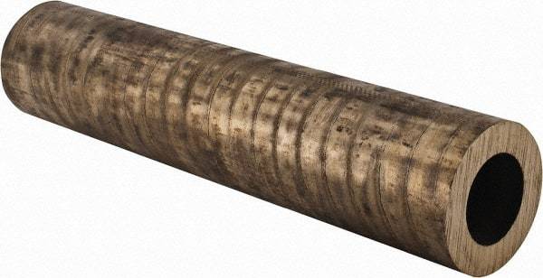 Made in USA - 2-3/4 Inch Outside Diameter x 13 Inch Long, Aluminum Bronze Round Tube - 1-3/4 Inch Inside Diameter, Alloy Aluminum Bronze (CDA 954), 14 Lb. Shipping Weight - Americas Industrial Supply