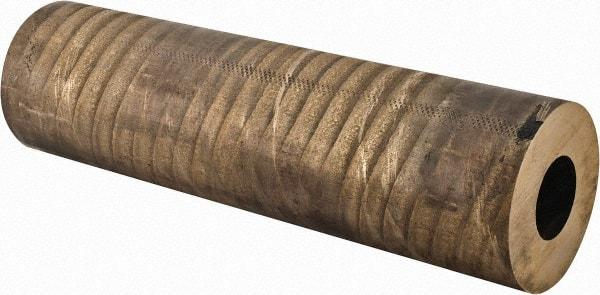 Made in USA - 3-1/2 Inch Outside Diameter x 13 Inch Long, Aluminum Bronze Round Tube - 1-3/4 Inch Inside Diameter, Alloy Aluminum Bronze (CDA 954), 28 Lb. Shipping Weight - Americas Industrial Supply
