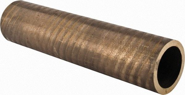 Made in USA - 3 Inch Outside Diameter x 13 Inch Long, Aluminum Bronze Round Tube - 2-1/2 Inch Inside Diameter, Alloy Aluminum Bronze (CDA 954), 10 Lb. Shipping Weight - Americas Industrial Supply