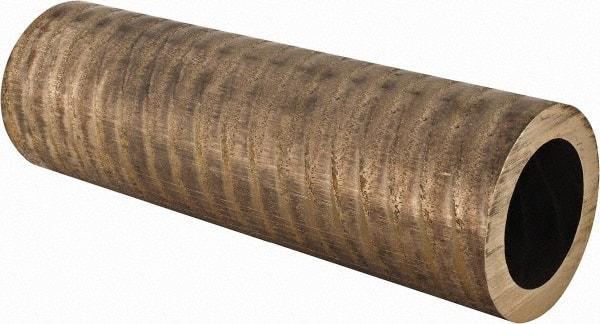 Made in USA - 4 Inch Outside Diameter x 13 Inch Long, Aluminum Bronze Round Tube - 3 Inch Inside Diameter, Alloy Aluminum Bronze (CDA 954), 23 Lb. Shipping Weight - Americas Industrial Supply
