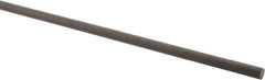 Made in USA - 4' Long, 1/4" Diam, Acetal (PTFE-Filled) Plastic Rod - Brown - Americas Industrial Supply