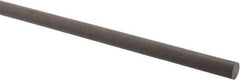 Made in USA - 4' Long, 3/8" Diam, Acetal (PTFE-Filled) Plastic Rod - Brown - Americas Industrial Supply