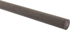 Made in USA - 4' Long, 1" Diam, Acetal (PTFE-Filled) Plastic Rod - Brown - Americas Industrial Supply