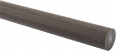 Made in USA - 2' Long, 1-1/4" Diam, Acetal (PTFE-Filled) Plastic Rod - Brown - Americas Industrial Supply