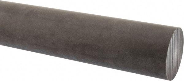 Made in USA - 1' Long, 2" Diam, Acetal (PTFE-Filled) Plastic Rod - Brown - Americas Industrial Supply