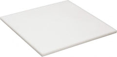 Made in USA - 5/8" Thick x 12" Wide x 1' Long, Acetal Sheet - Natural - Americas Industrial Supply