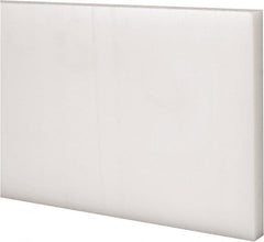 Made in USA - 2' x 4" x 3/8" Natural (Color) Acetal Rectangular Bar - Americas Industrial Supply