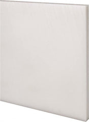 Made in USA - 4' x 6" x 3/8" Natural (Color) Acetal Rectangular Bar - Americas Industrial Supply