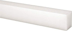 Made in USA - 1 Ft. Long x 1 Inch Wide x 3/4 Inch High, Acetal, Rectangular Plastic Bar - Natural - Americas Industrial Supply