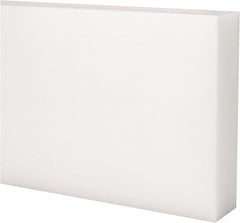 Made in USA - 1' x 4" x 1" Natural (Color) Acetal Rectangular Bar - Americas Industrial Supply