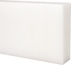 Made in USA - 1' x 4" x 1-1/4" Natural (Color) Acetal Rectangular Bar - Americas Industrial Supply