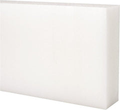 Made in USA - 2' x 6" x 1-1/4" Natural (Color) Acetal Rectangular Bar - Americas Industrial Supply