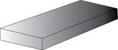 Made in USA - 3/8" Thick x 24" Wide x 2' Long, Polyethylene (UHMW) Sheet - Blue, Glass-Filled Grade - Americas Industrial Supply
