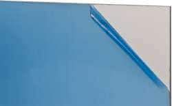 Made in USA - 0.06" Thick x 24" Wide x 2' Long, Acrylic Sheet - Clear - Americas Industrial Supply