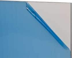 Made in USA - 1/4" Thick x 12" Wide x 2' Long, Acrylic Sheet - Clear - Americas Industrial Supply