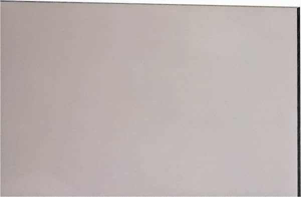 Made in USA - 1/8" Thick x 12" Wide x 2' Long, Acrylic Sheet - Clear, Abrasion Resistant Grade - Americas Industrial Supply