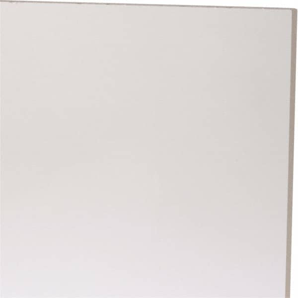 Made in USA - 1/4" Thick x 12" Wide x 2' Long, Acrylic Sheet - Clear, Abrasion Resistant Grade - Americas Industrial Supply