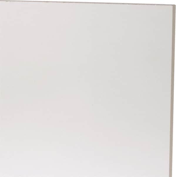 Made in USA - 1/4" Thick x 24" Wide x 4' Long, Acrylic Sheet - Clear, Abrasion Resistant Grade - Americas Industrial Supply