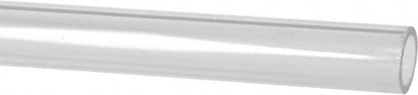 Made in USA - 3/4 Inch Outside Diameter x 6 Ft. Long, Plastic Round Tube - Acrylic - Americas Industrial Supply