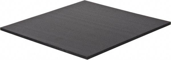 Made in USA - 1/4" Thick x 12" Wide x 1' Long, Noryl (PPO) Sheet - Black - Americas Industrial Supply