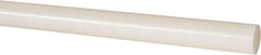 Made in USA - 8' Long, 3/4" Diam, Nylon 6/6 Plastic Rod - Natural (Color) - Americas Industrial Supply