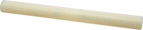 Made in USA - 1' Long, 1-1/8" Diam, Nylon 6/6 Plastic Rod - Natural (Color) - Americas Industrial Supply
