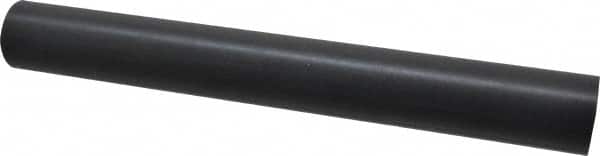 Made in USA - 1' Long, 1-1/2" Diam, Nylon 6/6 Plastic Rod - Black - Americas Industrial Supply