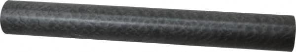 Made in USA - 1' Long, 1-1/2" Diam, Nylon 6/6 (MDS-Filled) Plastic Rod - Black - Americas Industrial Supply
