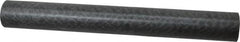 Made in USA - 1' Long, 1-1/2" Diam, Nylon 6/6 (MDS-Filled) Plastic Rod - Black - Americas Industrial Supply