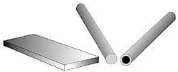 Made in USA - 2" Thick x 12" Wide x 2' Long, Nylon 6/6 (MDS-Filled) Sheet - Black - Americas Industrial Supply
