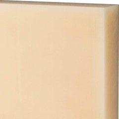 Made in USA - 1-1/2" Thick x 24" Wide x 2' Long, Nylon 6/6 Sheet - Natural - Americas Industrial Supply