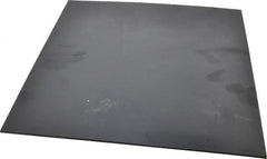 Made in USA - 1/8" Thick x 12" Wide x 1' Long, Nylon 6/6 Sheet - Black - Americas Industrial Supply