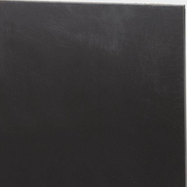 Made in USA - 1/16" Thick x 12" Wide x 2' Long, Nylon 6/6 (MDS-Filled) Sheet - Black - Americas Industrial Supply